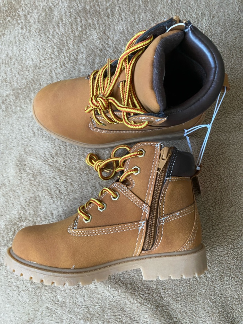 Joe Fresh Boys’ Hiker Boots NWT  Size 13 Kids TAN